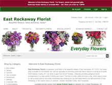 Tablet Screenshot of eastrockawayflorist.com